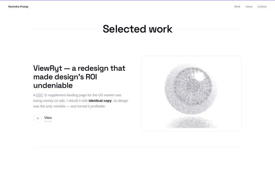 Particle fields - The quads rebuilt as live particle fields that answer the pointer - what the home page still uses.